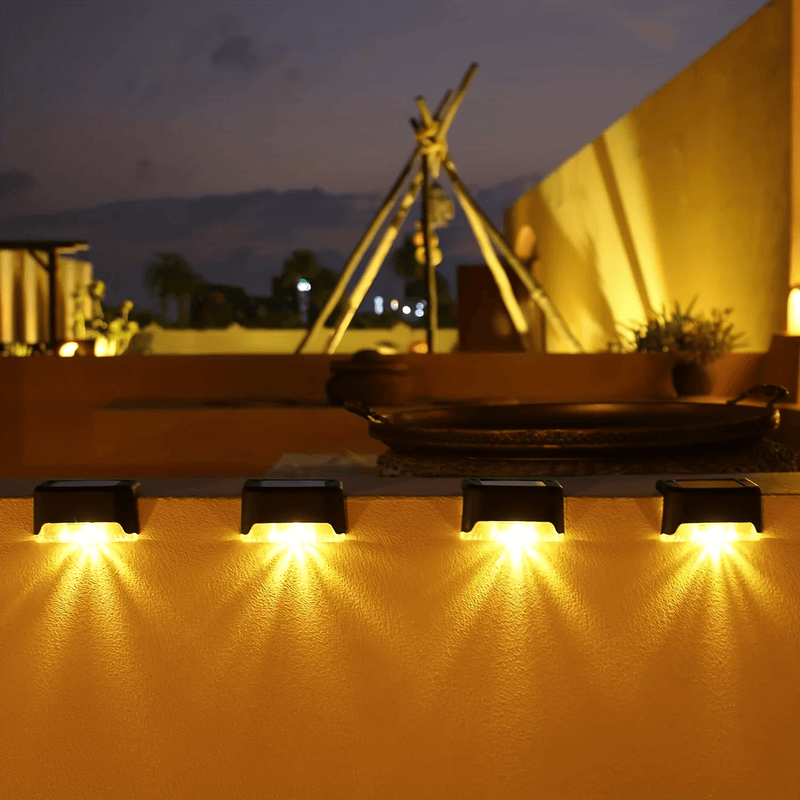 Draadloze LED wandlampen op zonne - energie - Creëer de perfecte sfeer in je tuin! - Stralend thuis Amsterdam