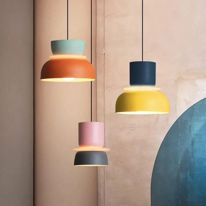 Dulcy Kleurblok Scandinavische Hanglamp - Stralend thuis Amsterdam