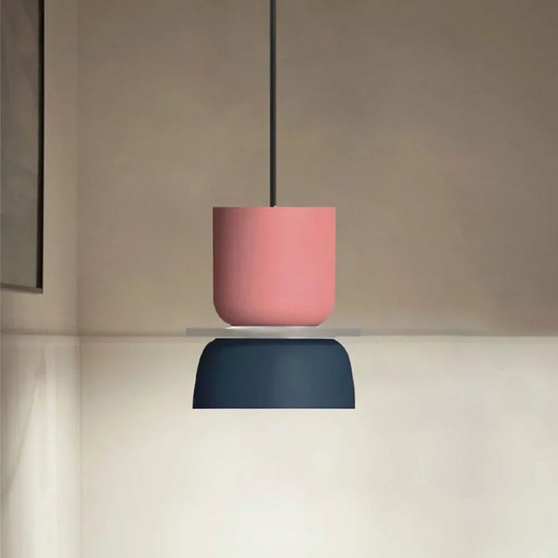 Dulcy Kleurblok Scandinavische Hanglamp - Stralend thuis Amsterdam