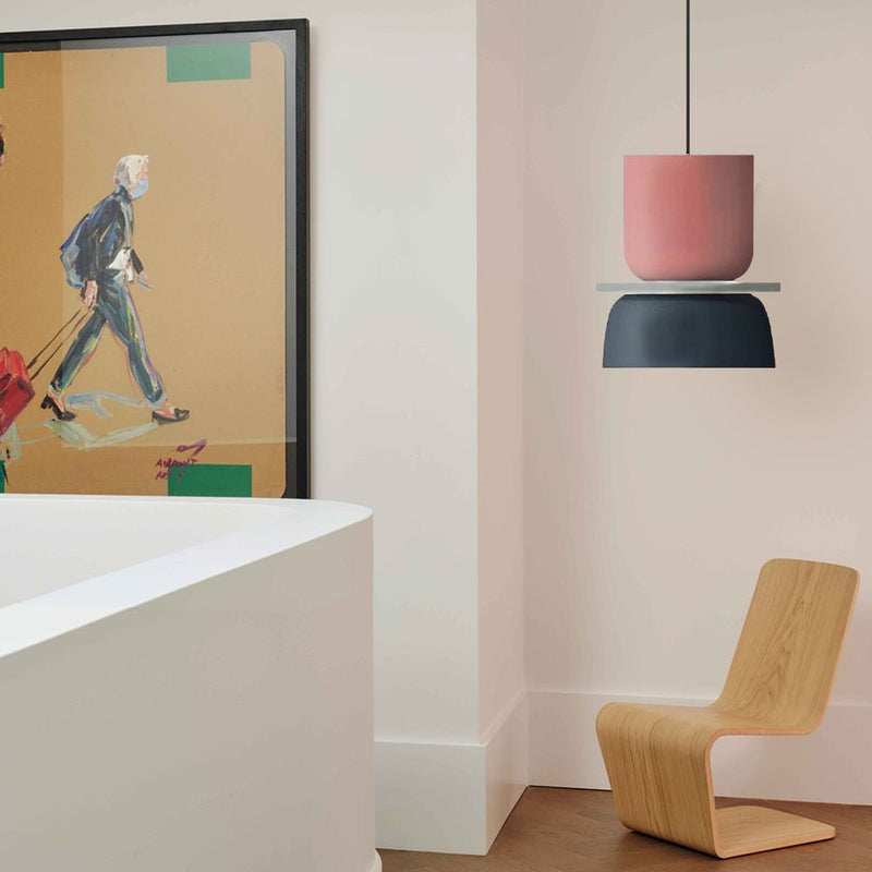 Dulcy Kleurblok Scandinavische Hanglamp - Stralend thuis Amsterdam