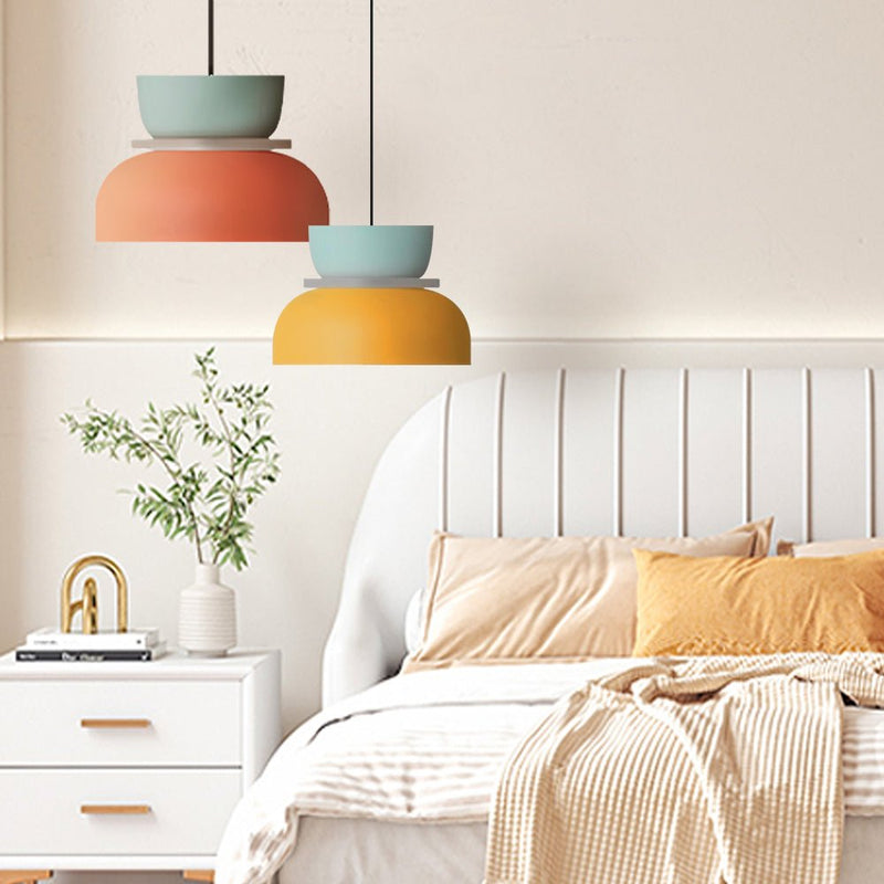 Dulcy Kleurblok Scandinavische Hanglamp - Stralend thuis Amsterdam