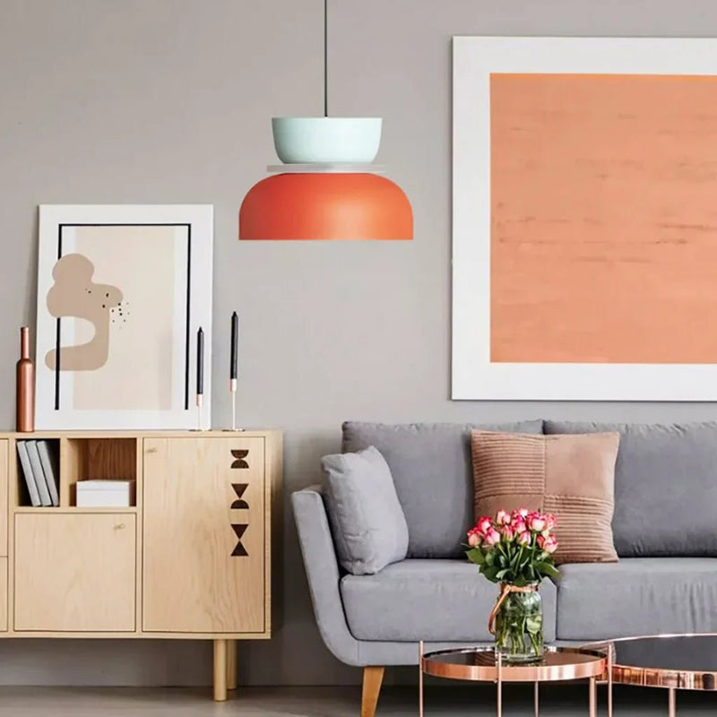 Dulcy Kleurblok Scandinavische Hanglamp - Stralend thuis Amsterdam