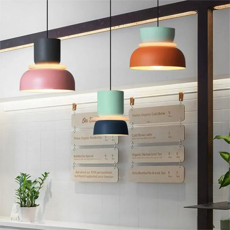 Dulcy Kleurblok Scandinavische Hanglamp - Stralend thuis Amsterdam