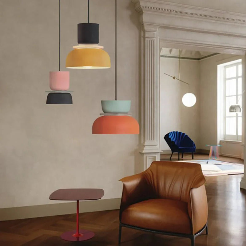 Dulcy Kleurblok Scandinavische Hanglamp - Stralend thuis Amsterdam