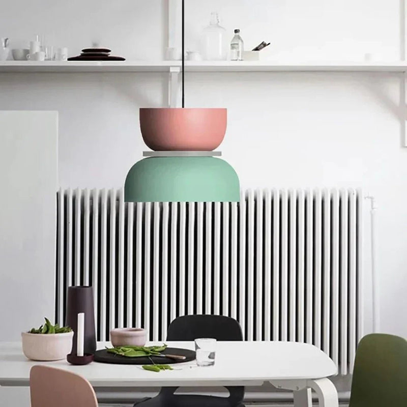 Dulcy Kleurblok Scandinavische Hanglamp - Stralend thuis Amsterdam