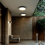 Eenvoudige buiten waterdichte aluminium ronde LED inbouw plafondlamp - Stralend thuis Amsterdam
