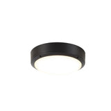 Eenvoudige buiten waterdichte aluminium ronde LED inbouw plafondlamp - Stralend thuis Amsterdam