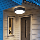 Eenvoudige buiten waterdichte aluminium ronde LED inbouw plafondlamp - Stralend thuis Amsterdam