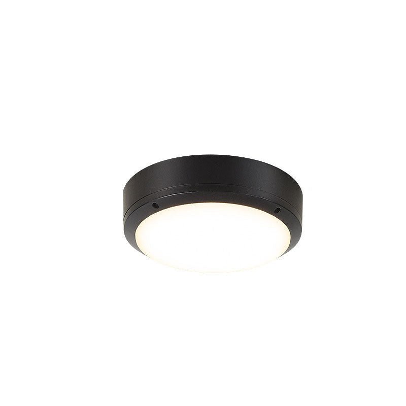 Eenvoudige buiten waterdichte aluminium ronde LED inbouw plafondlamp - Stralend thuis Amsterdam