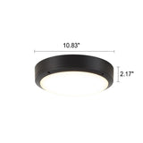 Eenvoudige buiten waterdichte aluminium ronde LED inbouw plafondlamp - Stralend thuis Amsterdam
