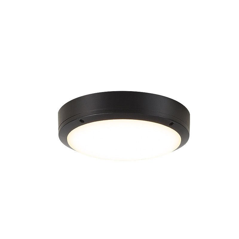 Eenvoudige buiten waterdichte aluminium ronde LED inbouw plafondlamp - Stralend thuis Amsterdam