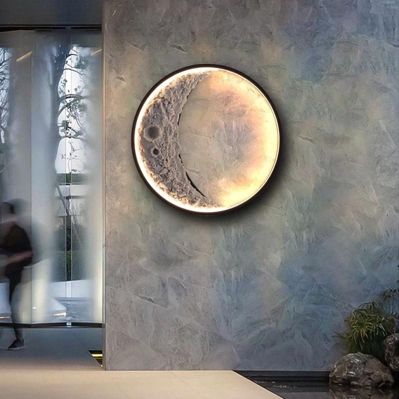 Elif Modern Moon Shape LED IP65 Waterproof Outdoor Light - Stralend thuis Amsterdam
