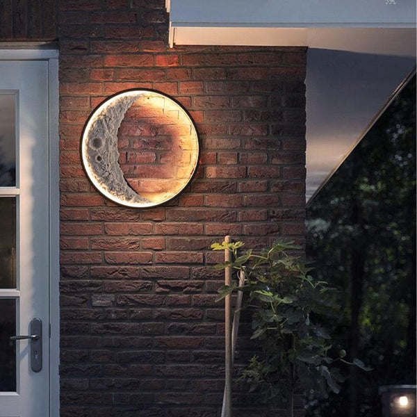 Elif Modern Moon Shape LED IP65 Waterproof Outdoor Light - Stralend thuis Amsterdam