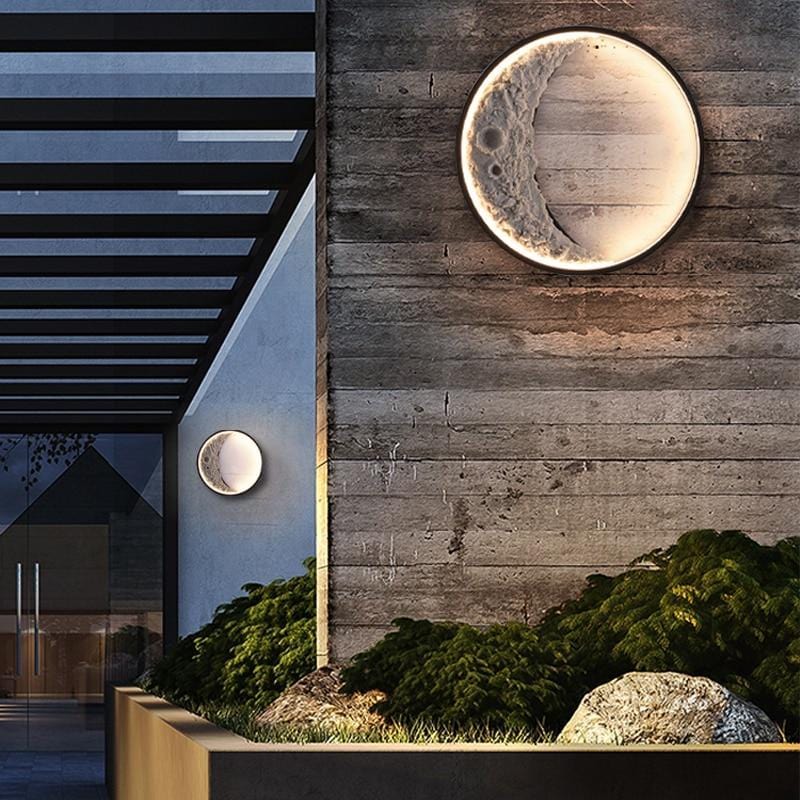Elif Modern Moon Shape LED IP65 Waterproof Outdoor Light - Stralend thuis Amsterdam