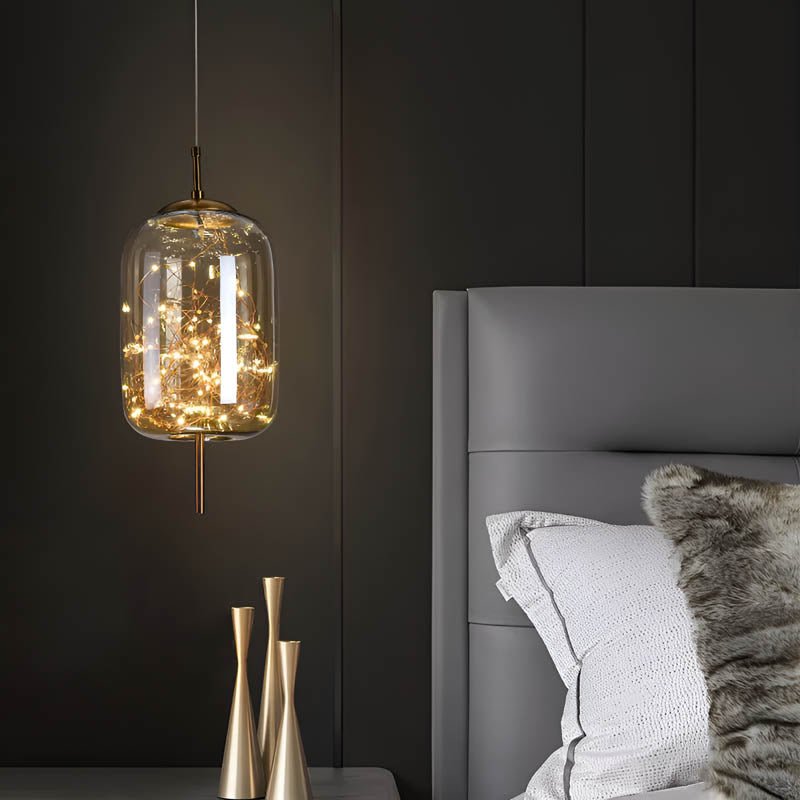 Essence | Exquisite Bruin Glas Hanglamp - Stralend thuis Amsterdam