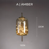 Essence | Exquisite Bruin Glas Hanglamp - Stralend thuis Amsterdam