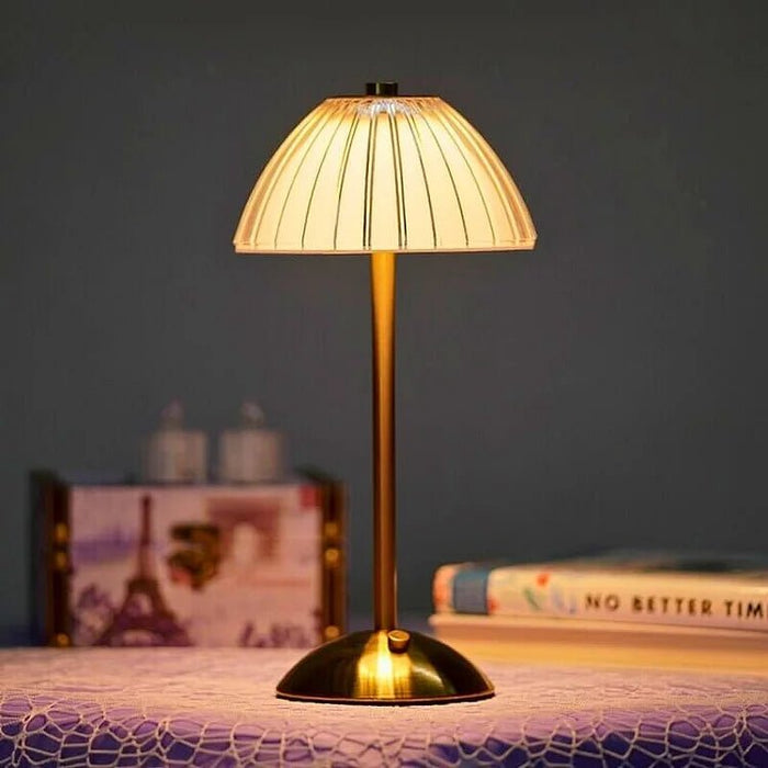 Kristallen Tafellamp – Dimbare Draadloze LED Bedlamp