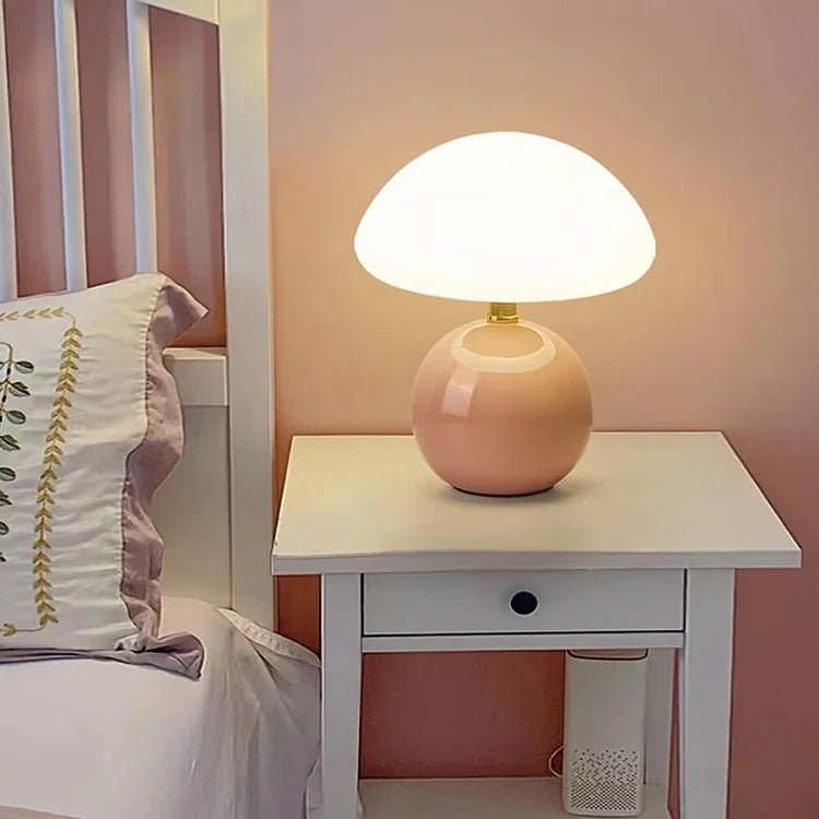 Franse room champignon lamp