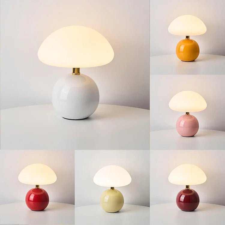 Franse room champignon lamp