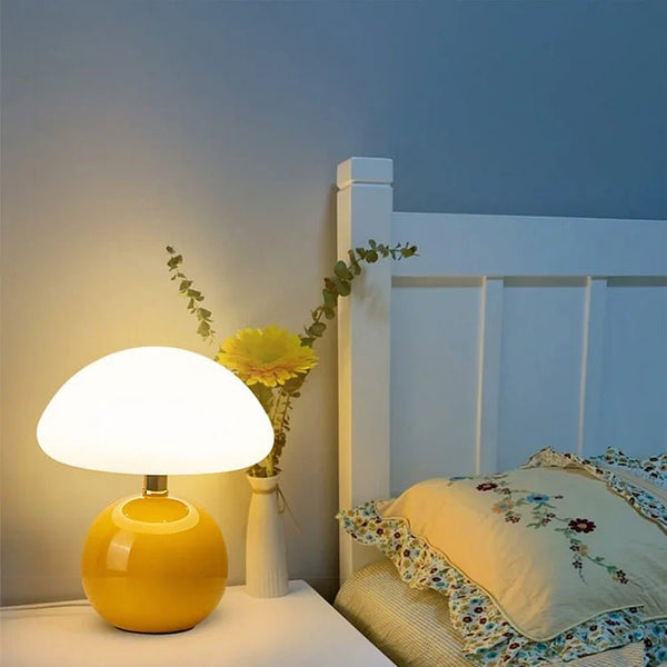 Franse room champignon lamp