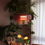 Hanglamp van noors glas