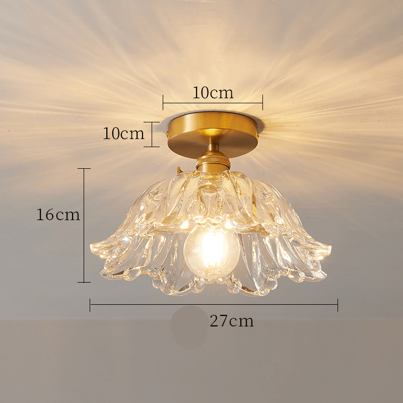 Glazen Bloem Hanglamp - Stralend thuis Amsterdam
