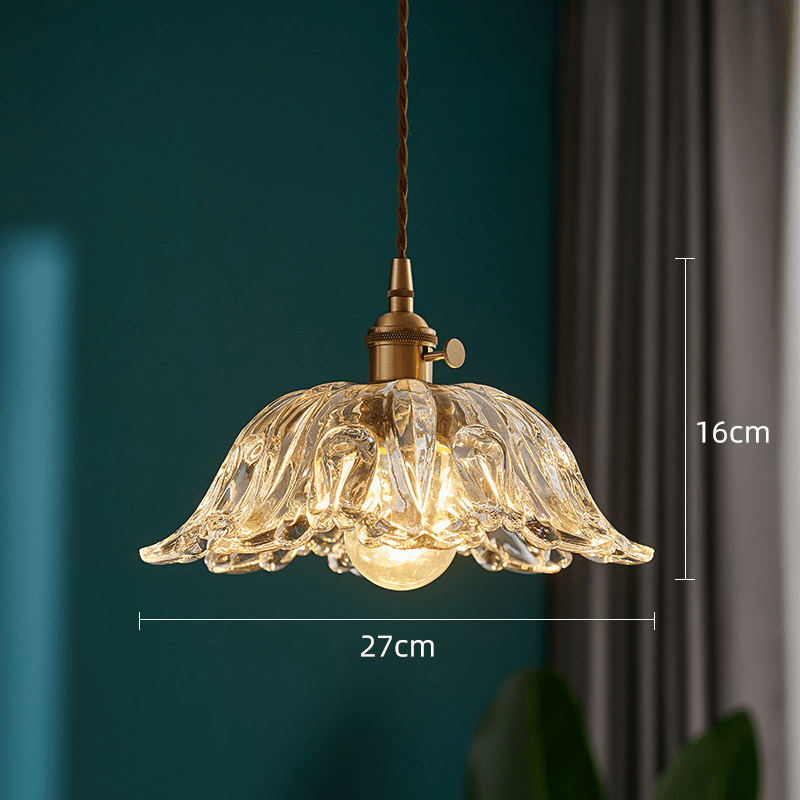 Glazen Bloem Hanglamp - Stralend thuis Amsterdam