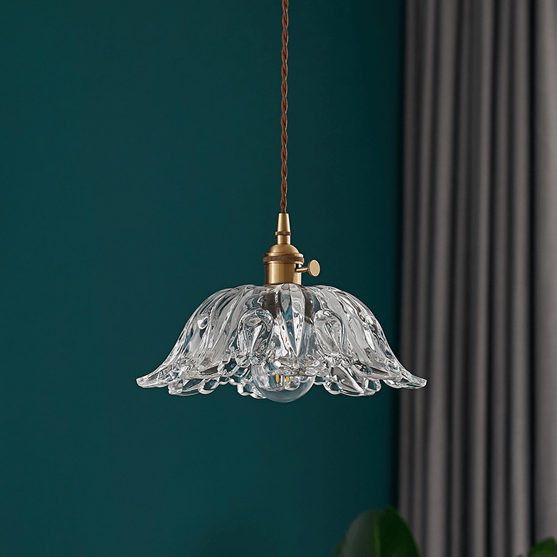 Glazen Bloem Hanglamp - Stralend thuis Amsterdam
