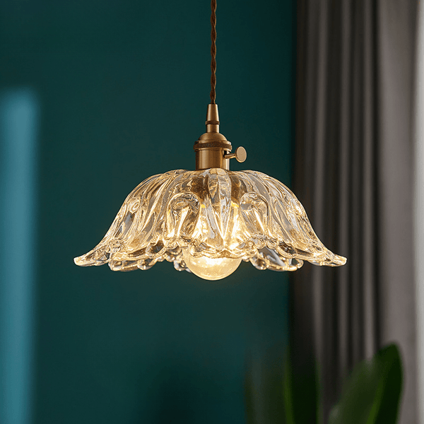 Glazen Bloem Hanglamp - Stralend thuis Amsterdam