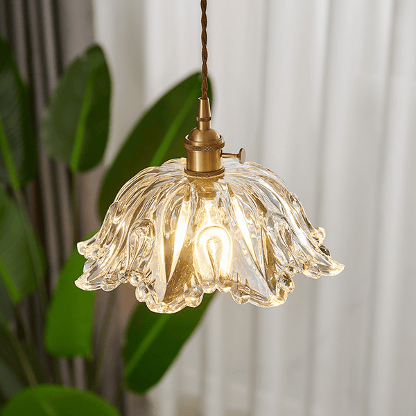 Glazen Bloem Hanglamp - Stralend thuis Amsterdam