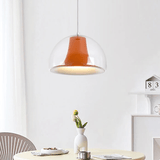 Halfronde kwallen glazen hanglamp - Stralend thuis Amsterdam