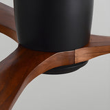 Houten Plafondventilatorlamp - Stralend thuis Amsterdam