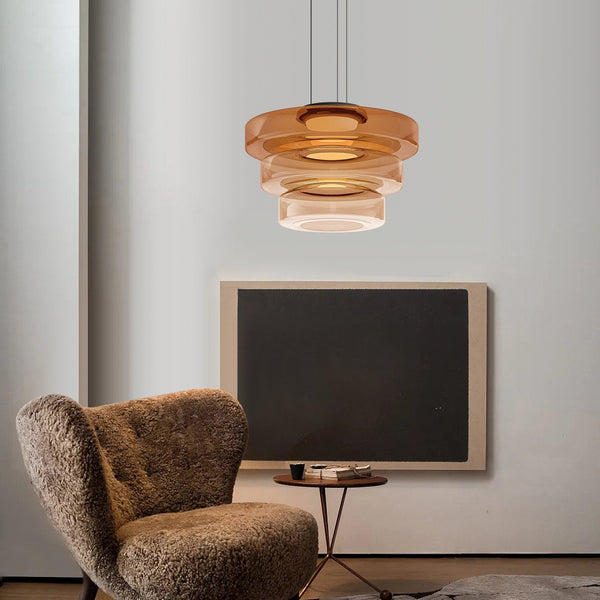 Glazen hanglampen in Bauhaus stijl