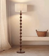Japandi houten vloerlamp - Stralend thuis Amsterdam