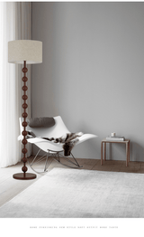 Japandi houten vloerlamp - Stralend thuis Amsterdam
