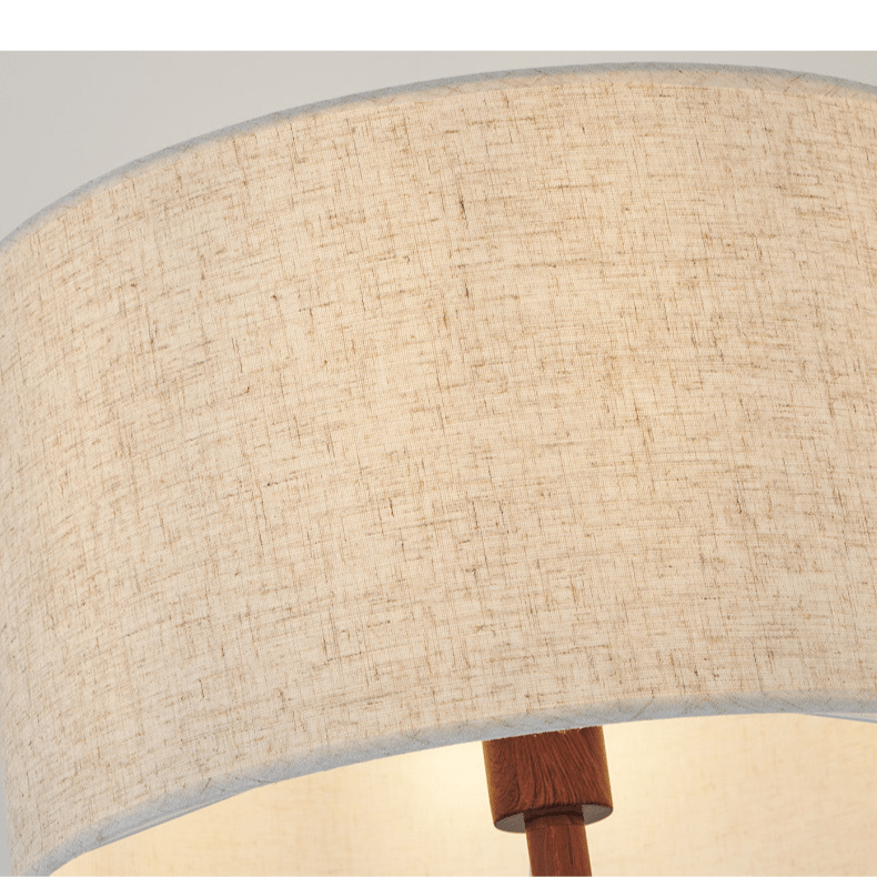 Japandi houten vloerlamp - Stralend thuis Amsterdam