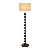 Japandi houten vloerlamp - Stralend thuis Amsterdam