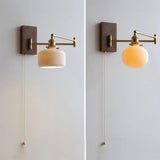 Keramische Wandlamp Met Houten Plaat - Stralend thuis Amsterdam