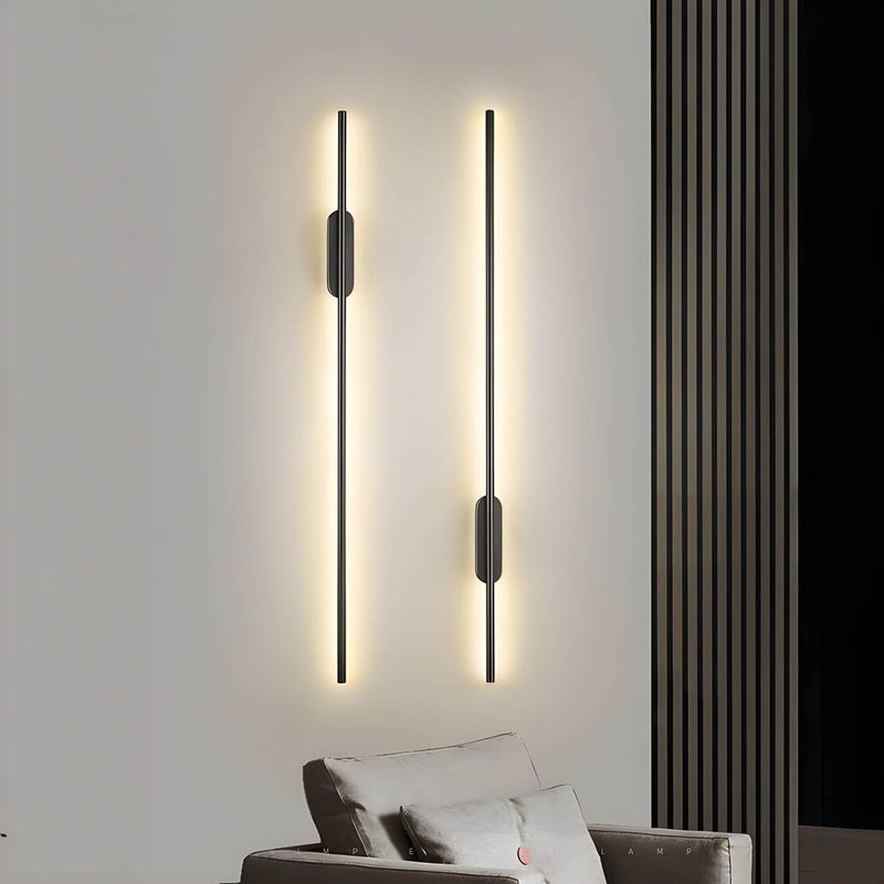 Lance | lange strip wandlamp - Stralend thuis Amsterdam