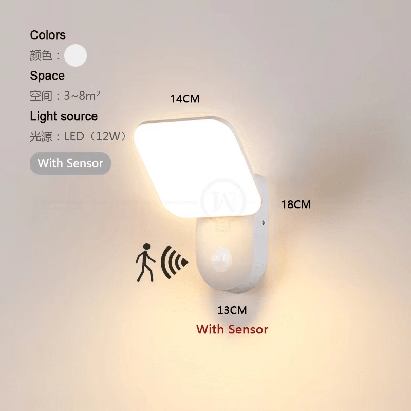 LED wandlamp met bewegingssensor - Stralend thuis Amsterdam