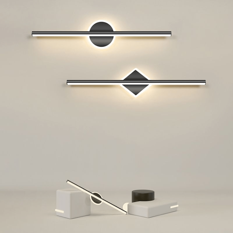 Leigh Moderne Ronde/Vierkante LED Wandlamp - Stralend thuis Amsterdam