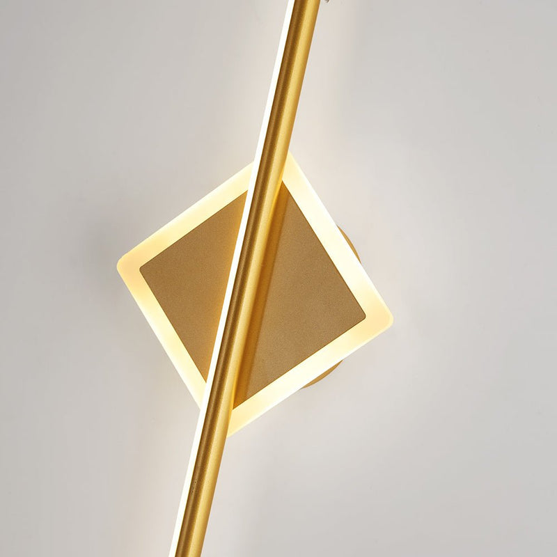 Leigh Moderne Ronde/Vierkante LED Wandlamp - Stralend thuis Amsterdam