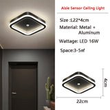 Menselijke PIR Motion Sensor LED Plafondlamp - Stralend thuis Amsterdam