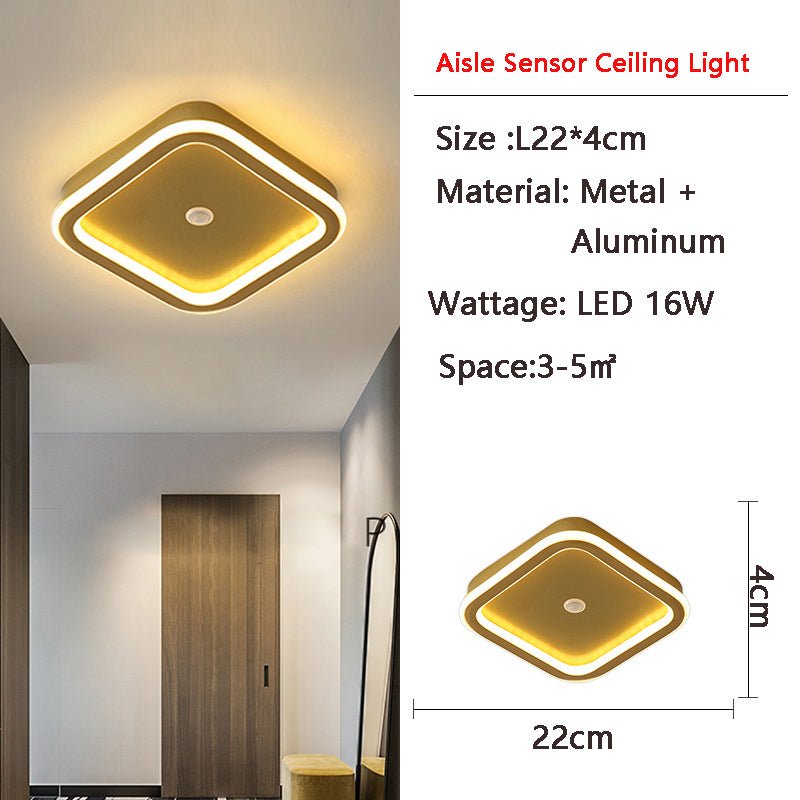 Menselijke PIR Motion Sensor LED Plafondlamp - Stralend thuis Amsterdam
