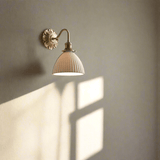 Messing keramische wandlamp - Stralend thuis Amsterdam