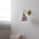 Messing keramische wandlamp - Stralend thuis Amsterdam