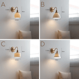 Messing keramische wandlamp - Stralend thuis Amsterdam