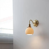 Messing keramische wandlamp - Stralend thuis Amsterdam