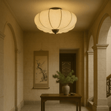 Middeleeuwse zijden plafondlamp - Stralend thuis Amsterdam