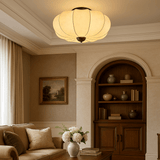 Middeleeuwse zijden plafondlamp - Stralend thuis Amsterdam